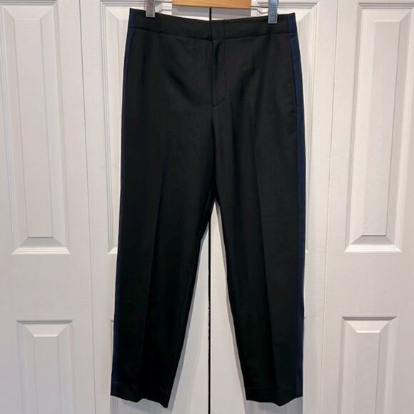Club Monaco Ryannne Black Wool Blend Ankle Pant Size 6 NWT‎ - Picture 2 of 16